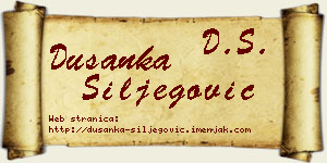 Dušanka Šiljegović vizit kartica